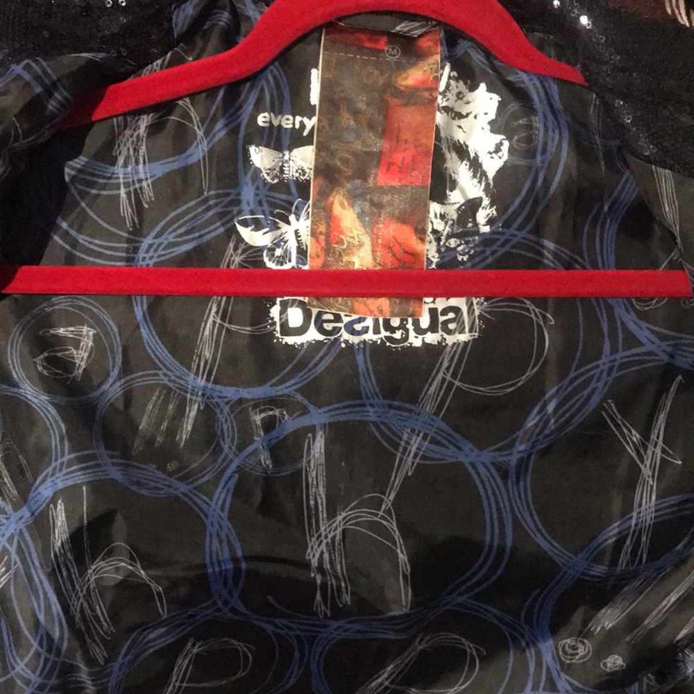 Sequined Bomber Jacket. - image 8